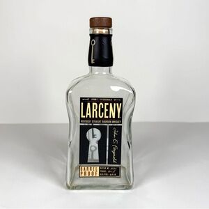 Larceny Bourbon Whiskey 750 ml Bottle & Cork Barrel Proof Batch A124 Unrinsed